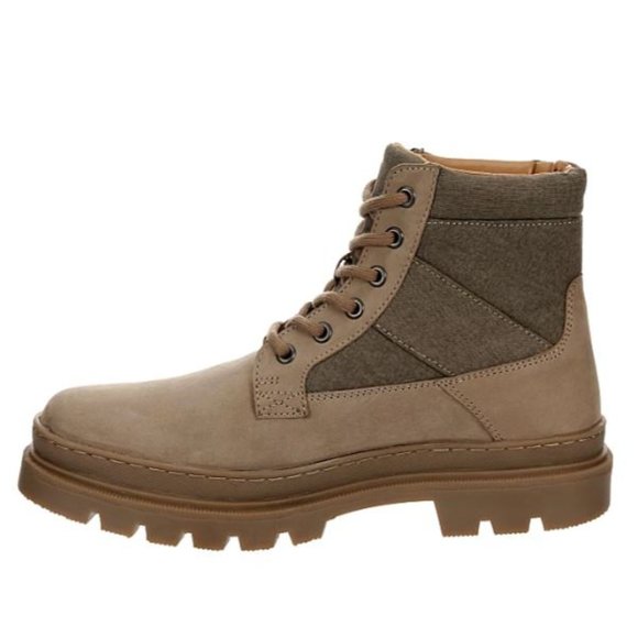 Restoration Clayton Rugged Men's High Top Leather Upper Memory Foam Boots Shoes - Picture 3 of 6